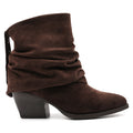 Monica Dark Brown Ankle  Boot