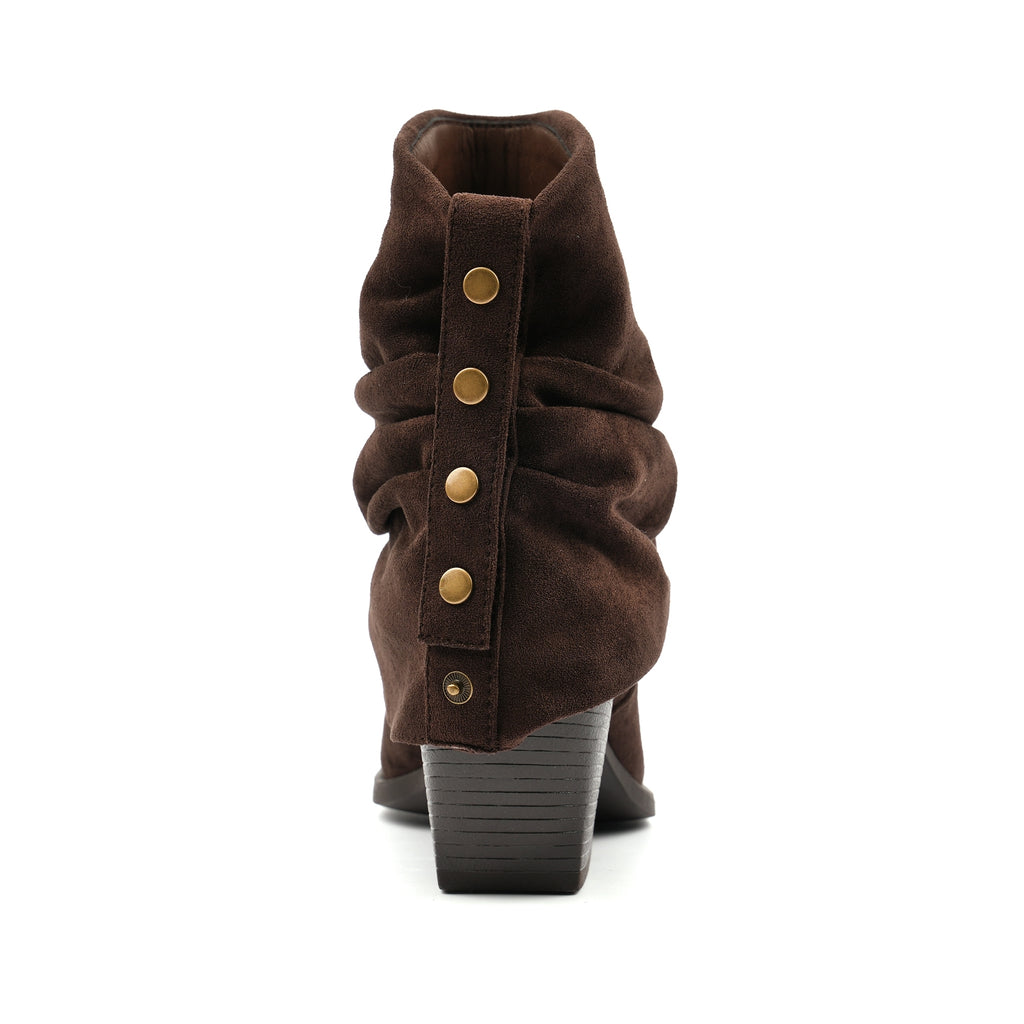 Monica Dark Brown Ankle  Boot