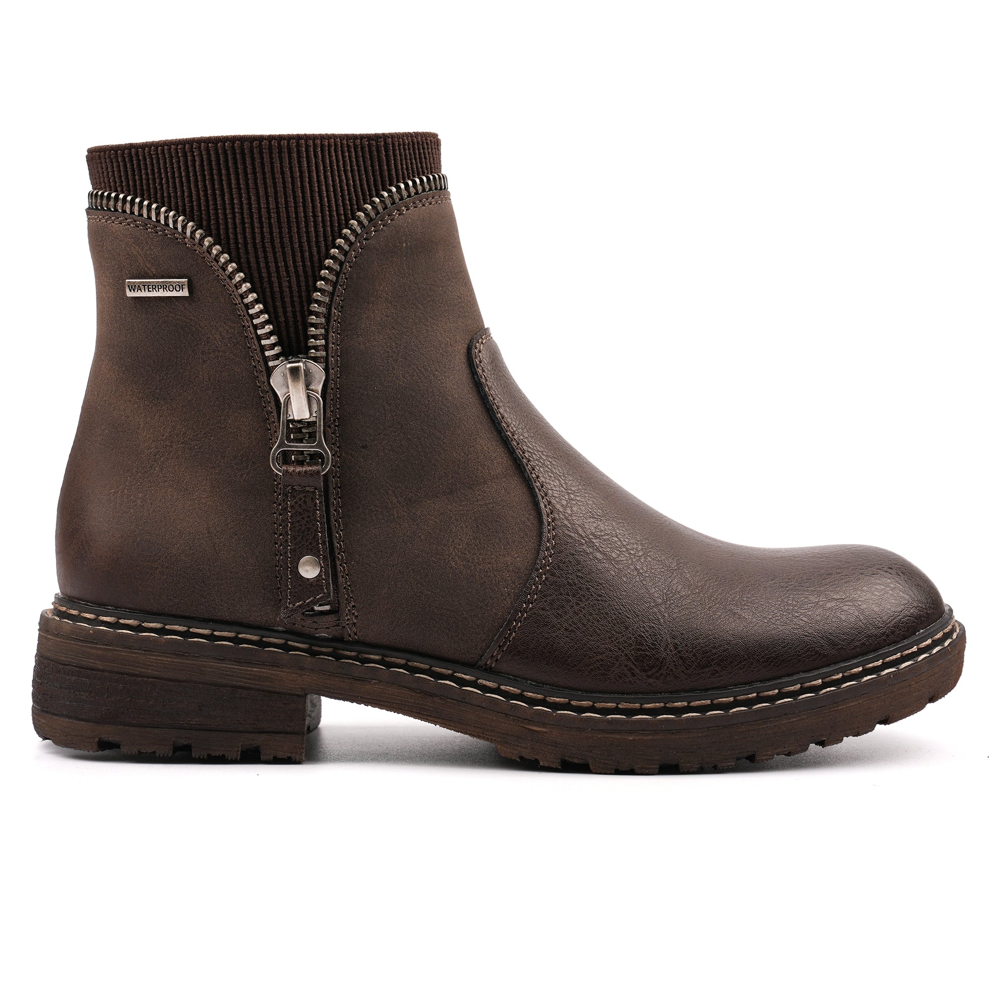 Kimmy Brown Waterproof Ankle Boot
