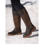 Joy Brown Waterproof Expanding Calf Long Boot