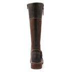 Joy Brown Waterproof Expanding Calf Long Boot