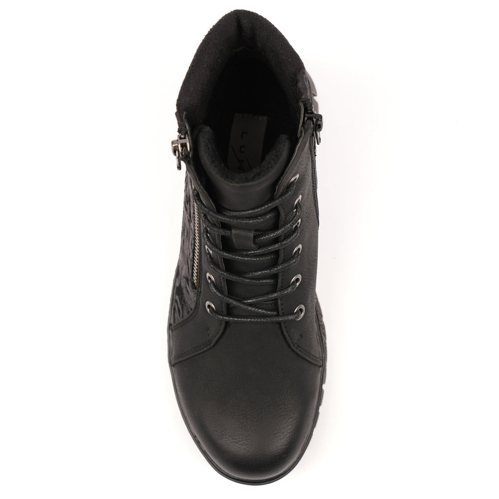 Kelly Black Waterproof Ankle Boot
