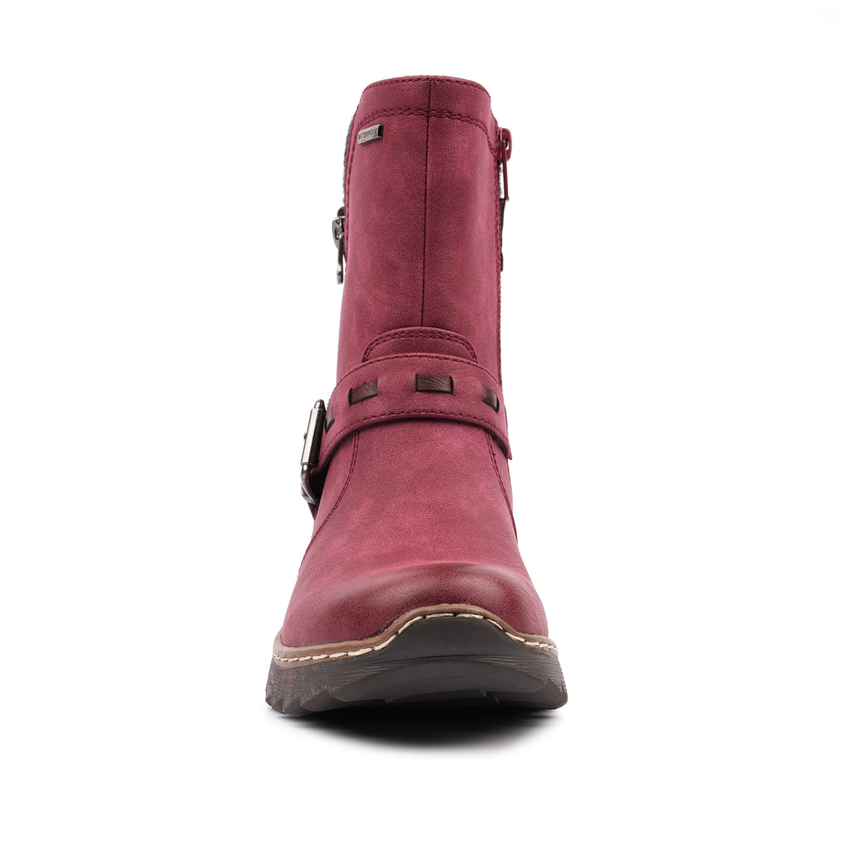 Haley Burgundy Waterproof Ankle Boot