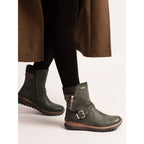 Haley Green Waterproof Ankle Boot