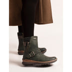 Haley Green Waterproof Ankle Boot