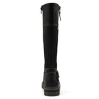 Joy Black Waterproof Expanding Calf Long Boot