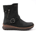 Haley Black Waterproof Ankle Boot