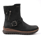 Haley Black Waterproof Ankle Boot