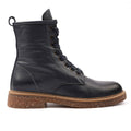 Venus Blue Leather Ankle Boot