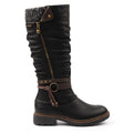 Melinda Black Waterproof Long Boot