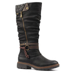 Melinda Black Waterproof Long Boot