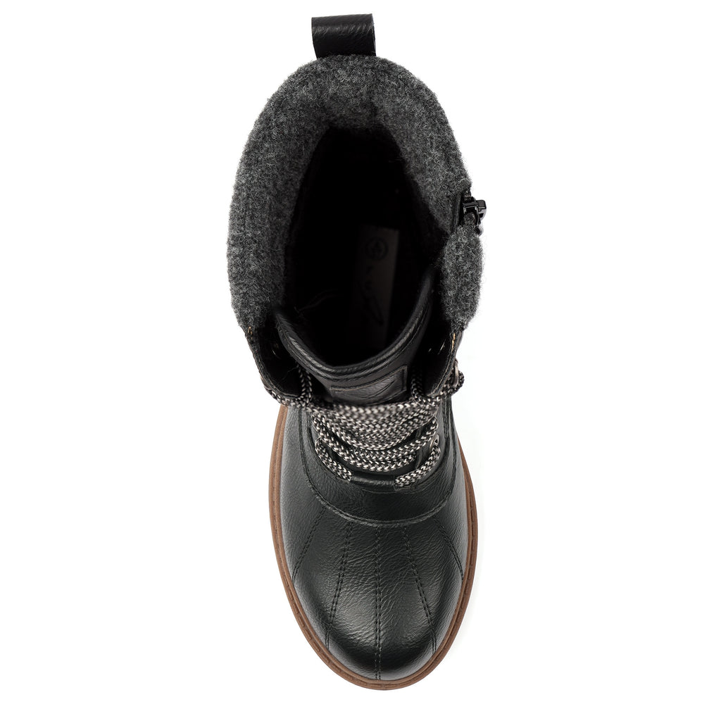 Marla Black Ice Grip Waterproof Mid Boot