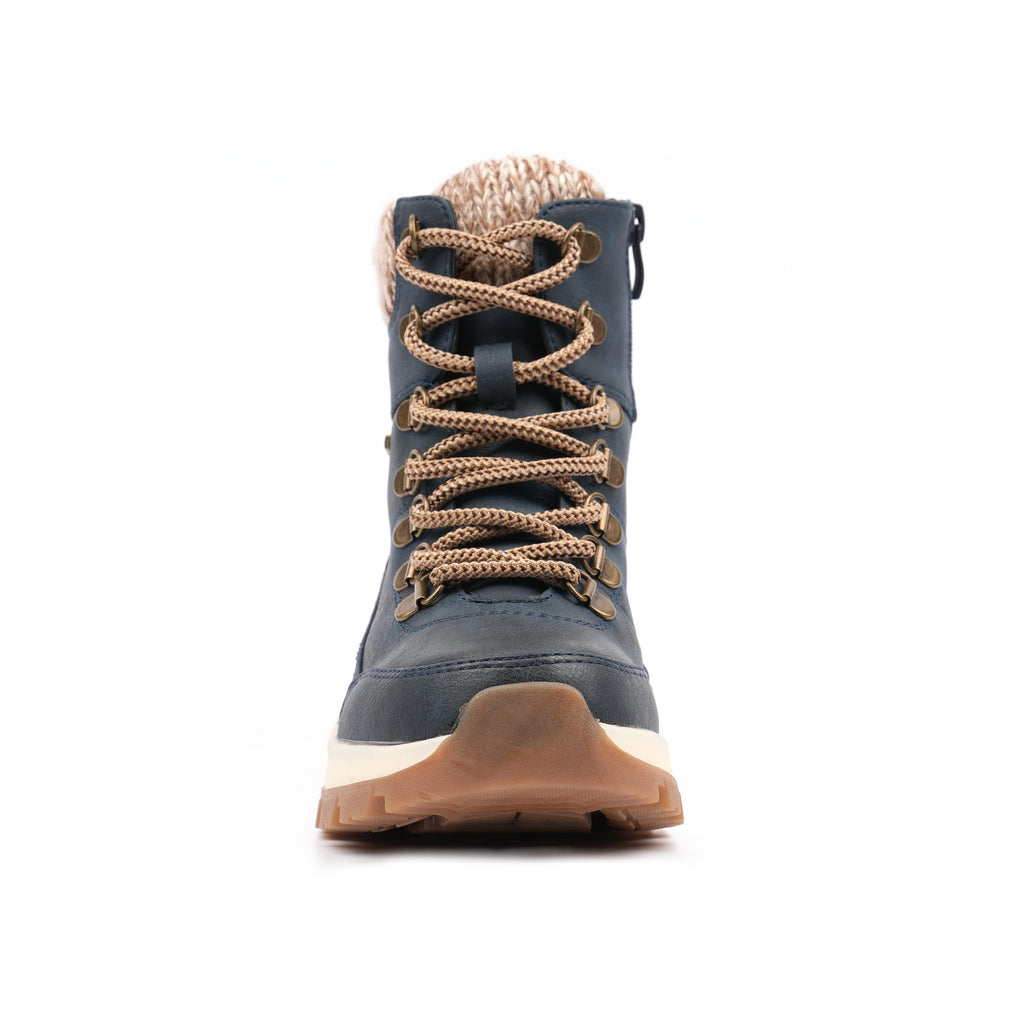Kallie Navy Waterproof Ankle Boot