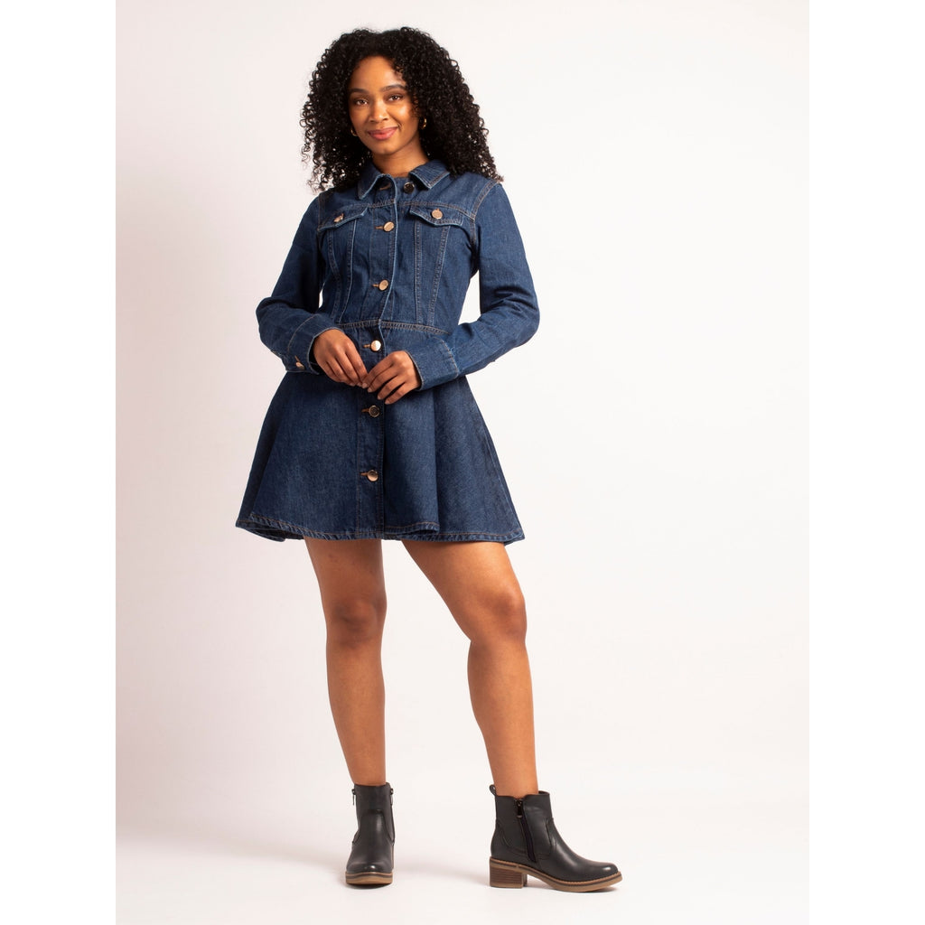 Heaven Navy Ankle Boot