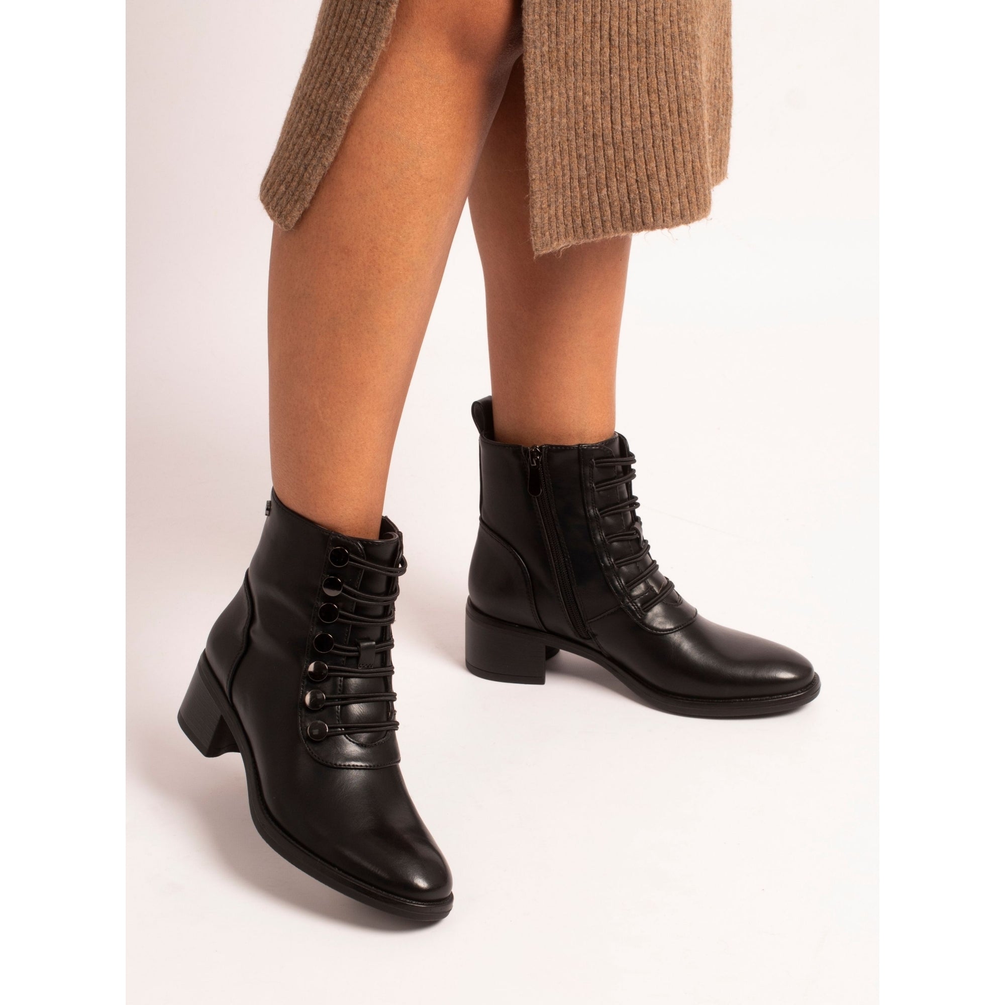 Izzie Black Ankle Boot