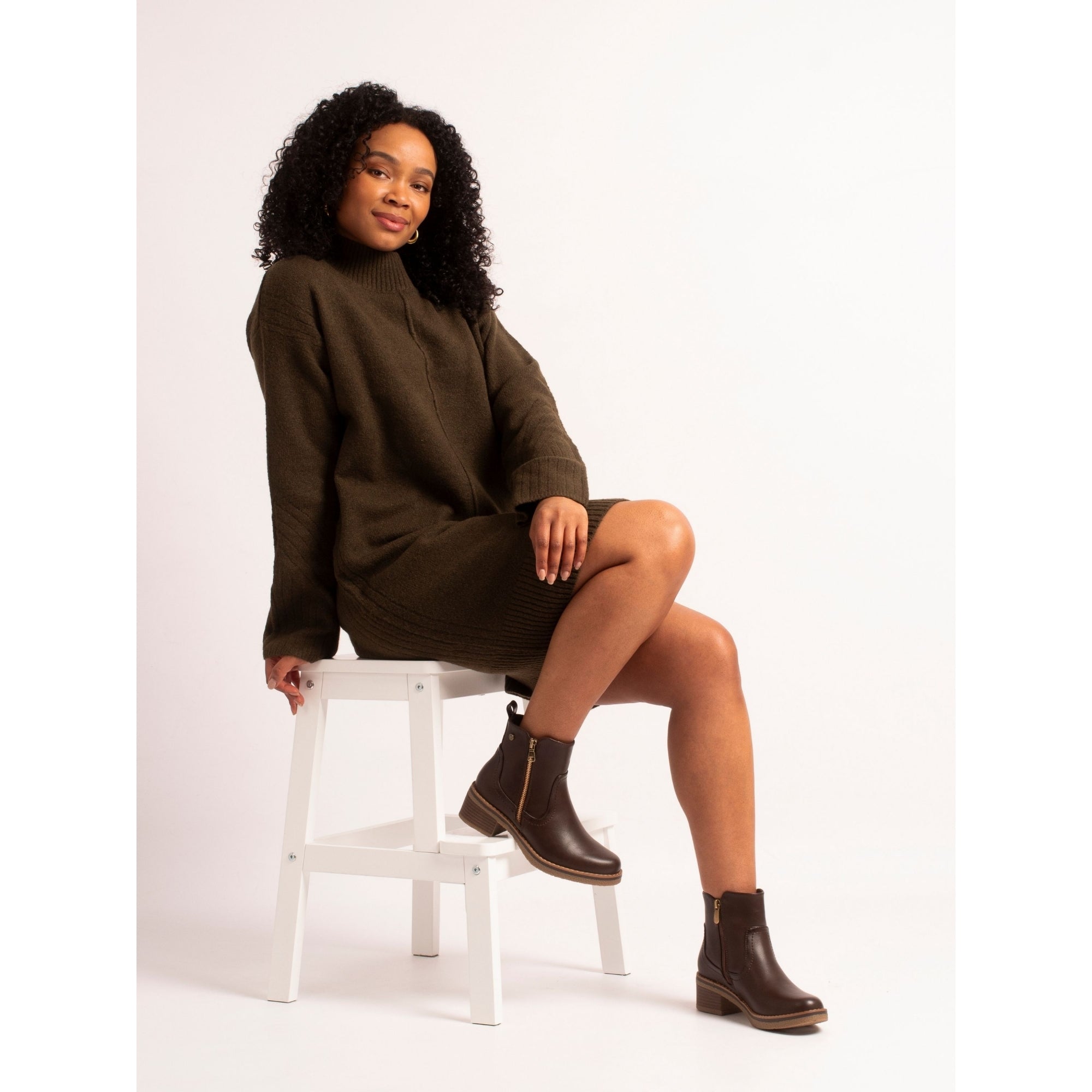Heaven Brown Ankle Boot