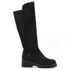 Gayle Black Long Stretch Upper Boot