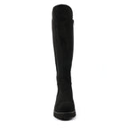 Gayle Black Long Stretch Upper Boot