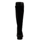 Gayle Black Long Stretch Upper Boot