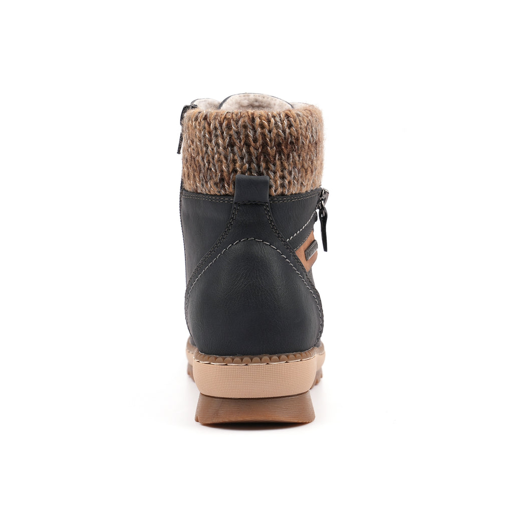 Davina Navy Waterproof Boot
