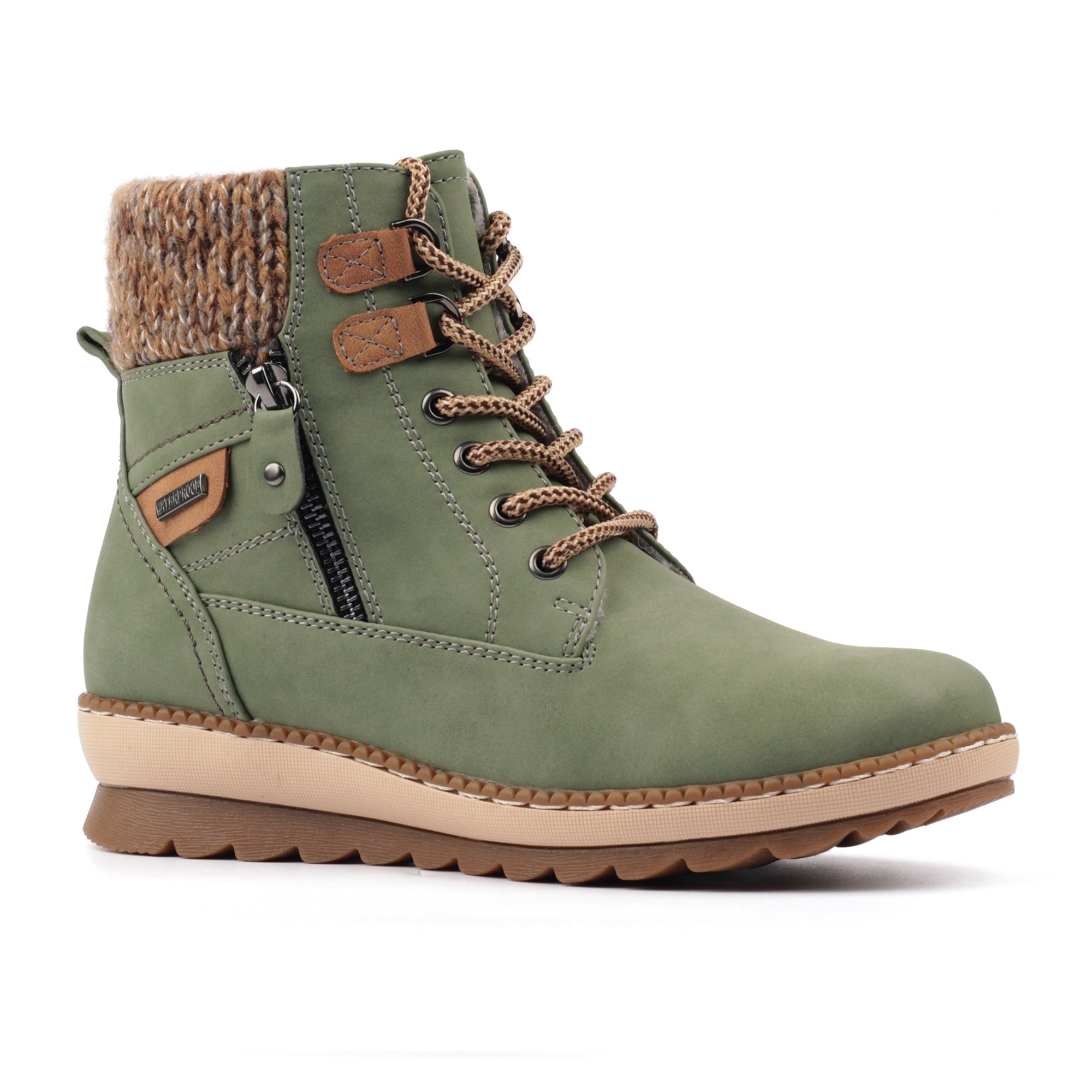 Davina Sage Green Waterproof Boot