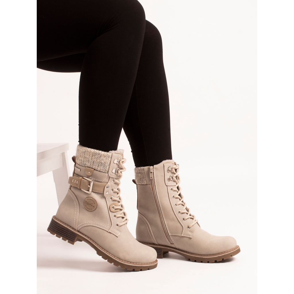 Debbie Beige Waterproof Boot