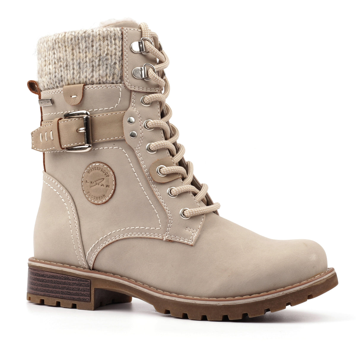 Debbie Beige Waterproof Boot