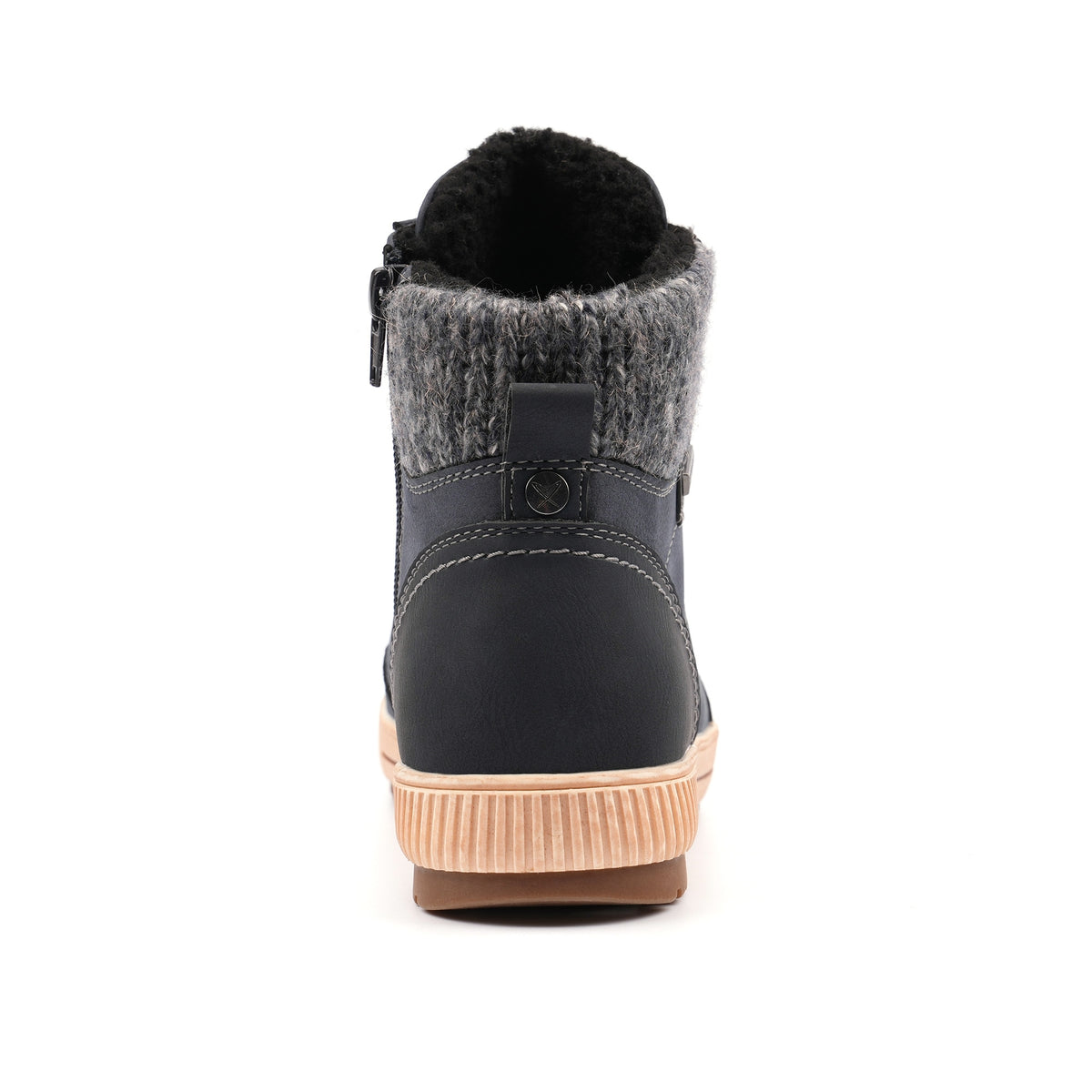 Finley Navy Waterproof Ankle Boot