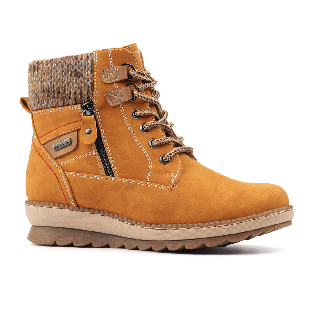 Davina Mustard Waterproof Boot