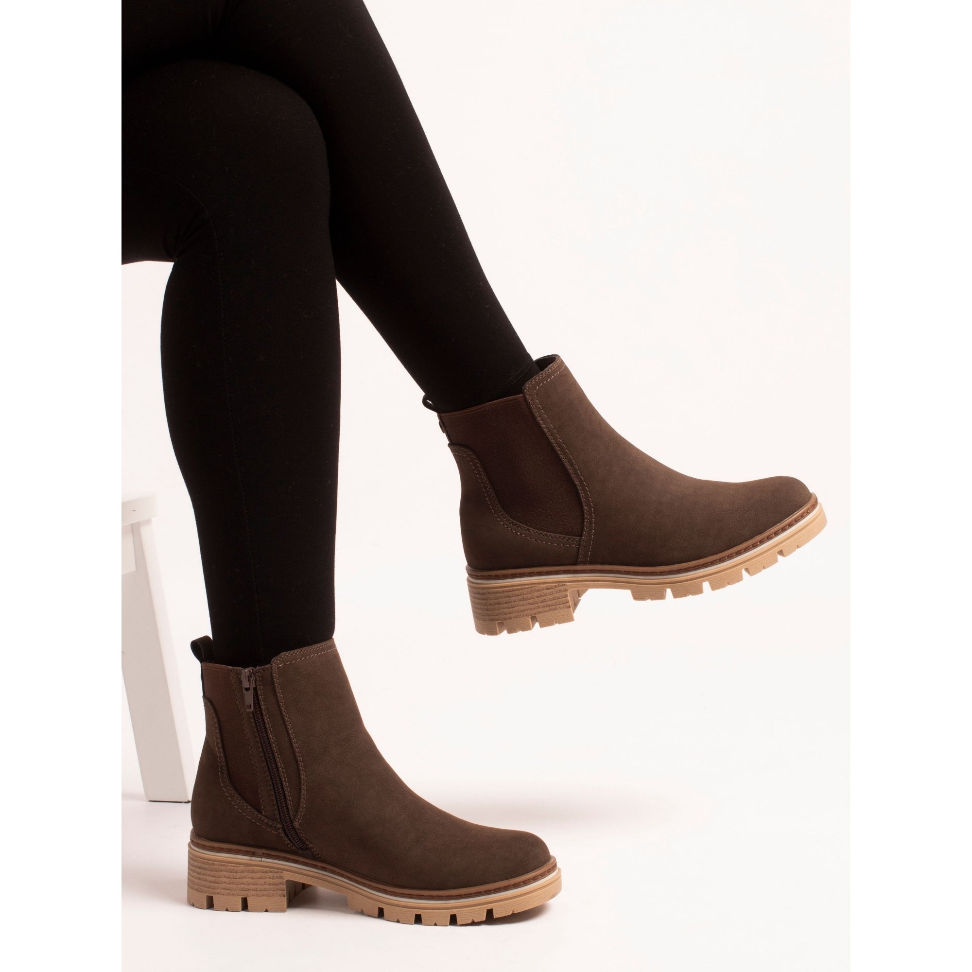 Destiny Dark Brown Ankle Boot