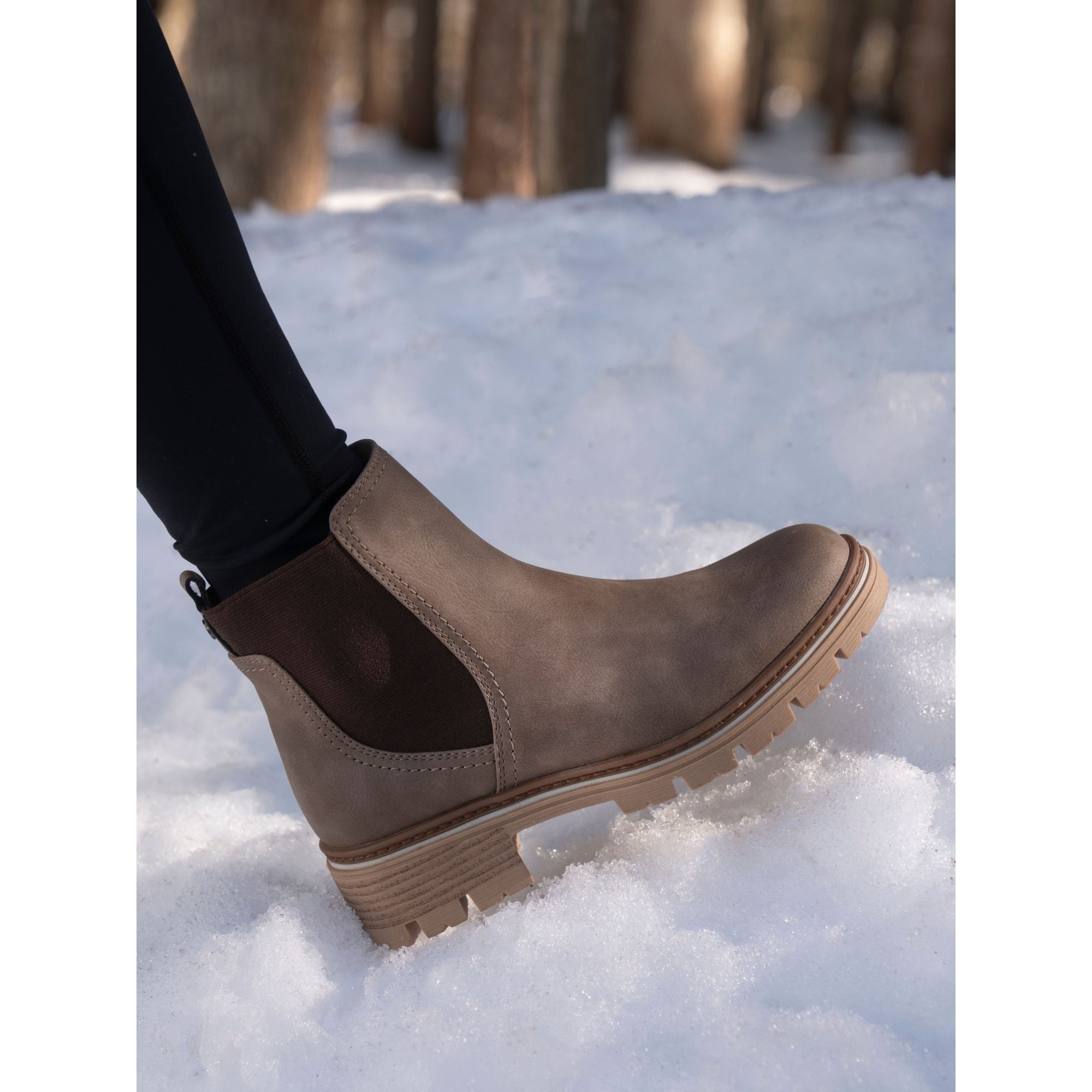 Destiny Taupe Ankle Boot