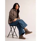 Chantelle Taupe Waterproof Ankle Boot