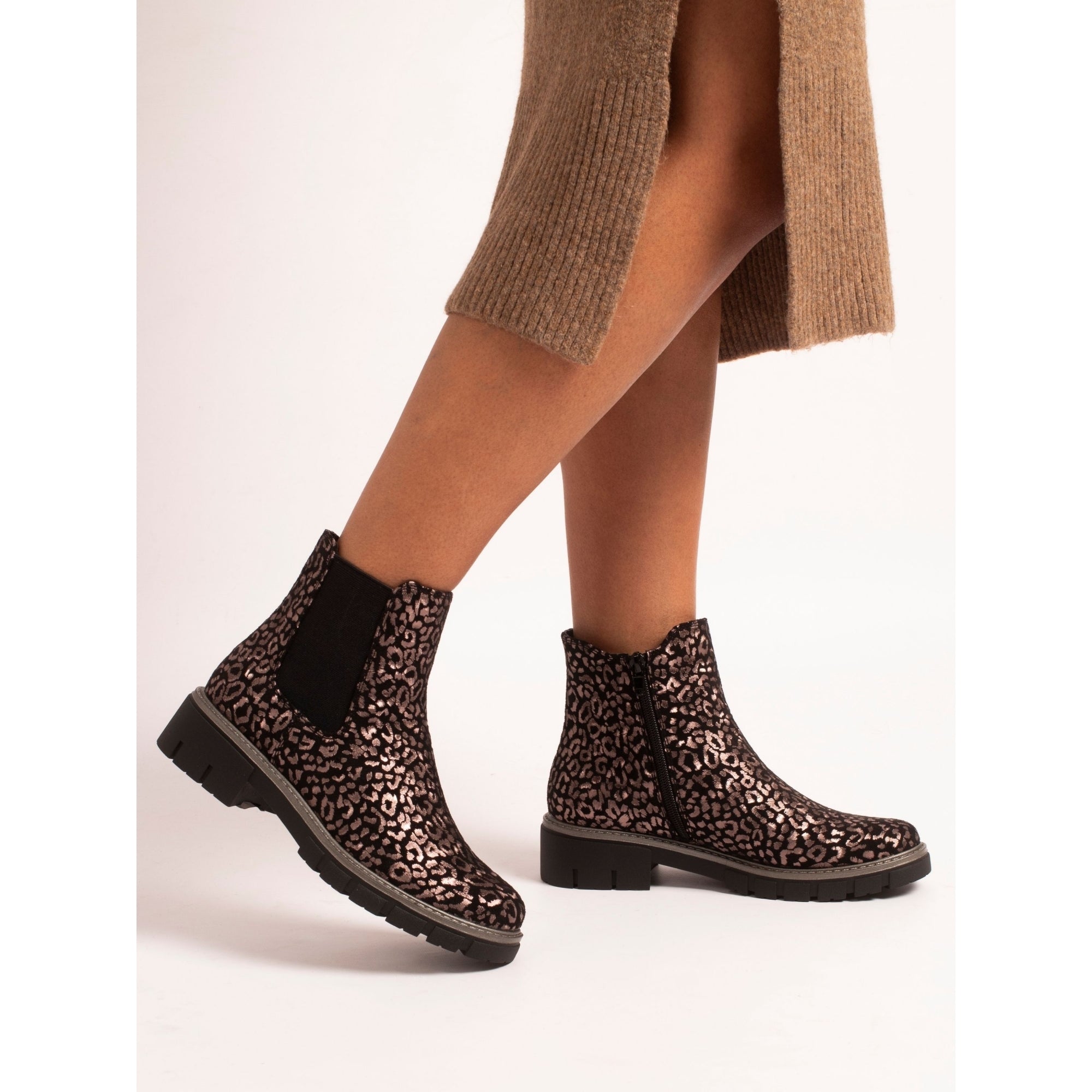 Brighton Black Ankle Boot