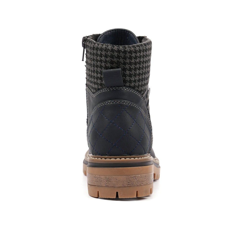 Cali Navy Waterproof Ankle Boot
