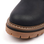 Cali Navy Waterproof Ankle Boot