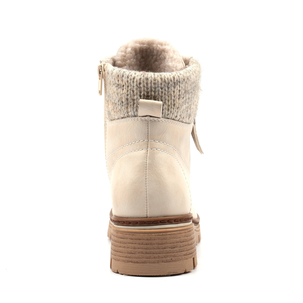 Chantelle Beige Waterproof Ankle Boot
