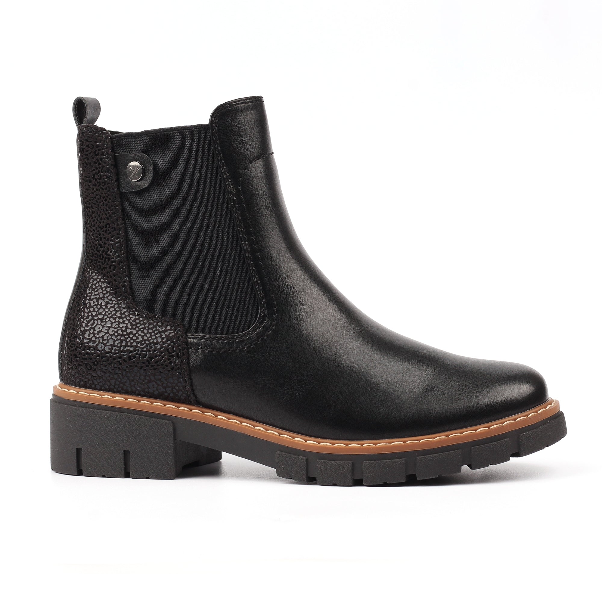 Bernadette Black Ankle Boot
