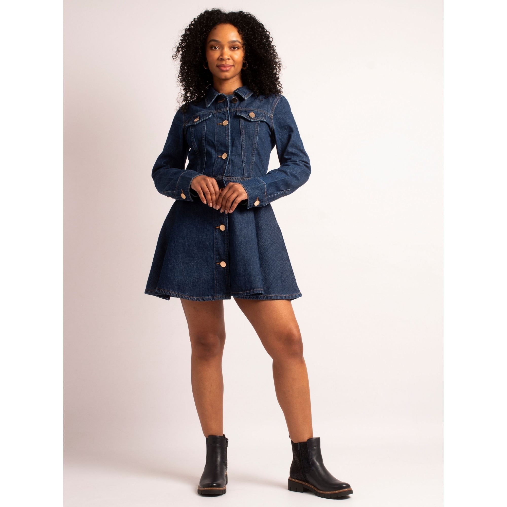 Bernadette Navy Ankle Boot