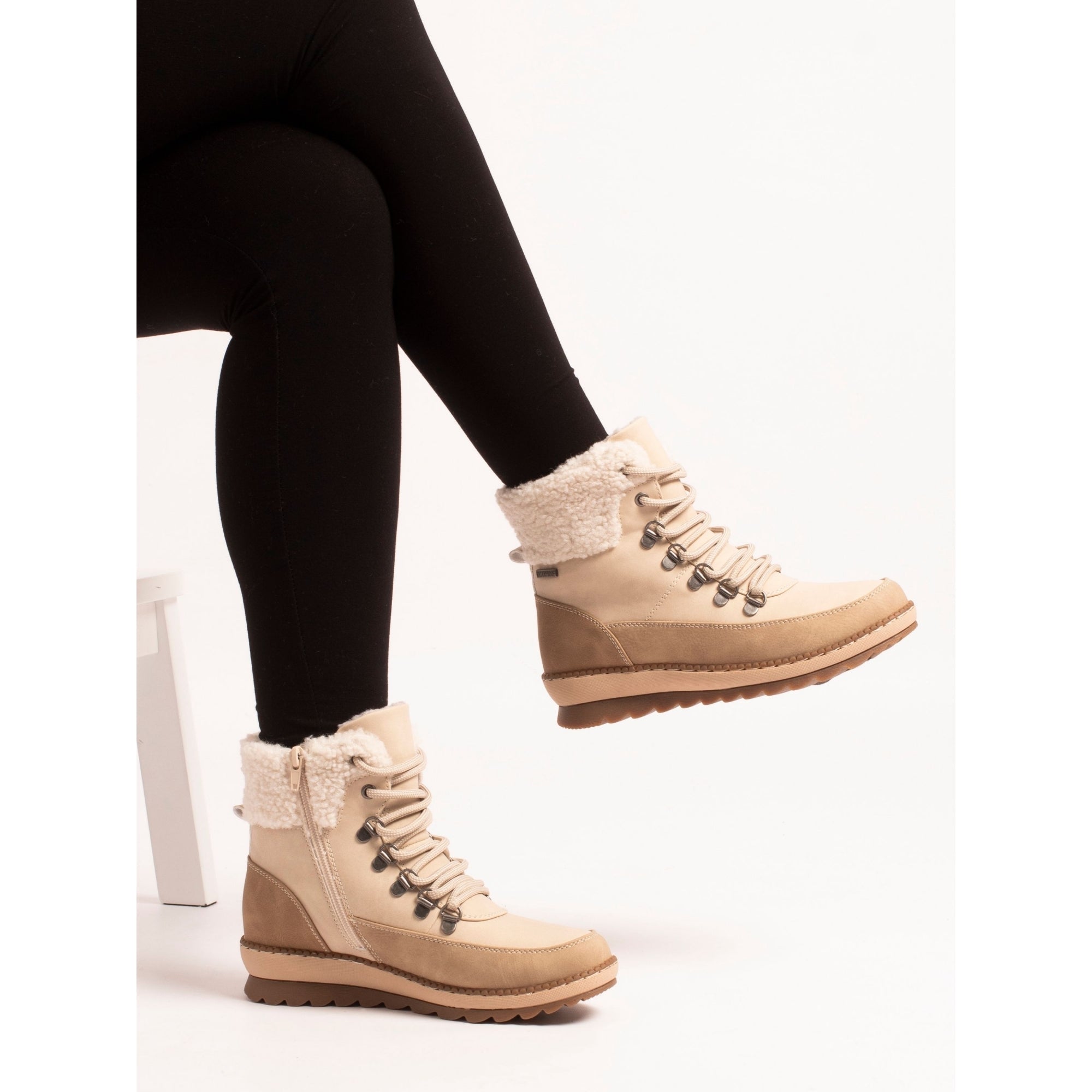 Blake Beige Waterproof Ankle Boot