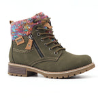 Tabasco Olive Waterproof Ankle Boot