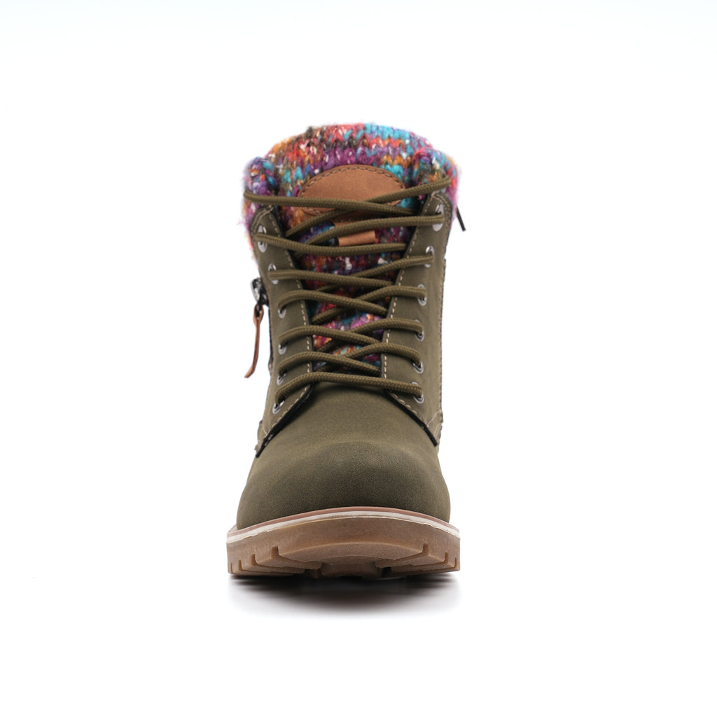 Tabasco Olive Waterproof Ankle Boot