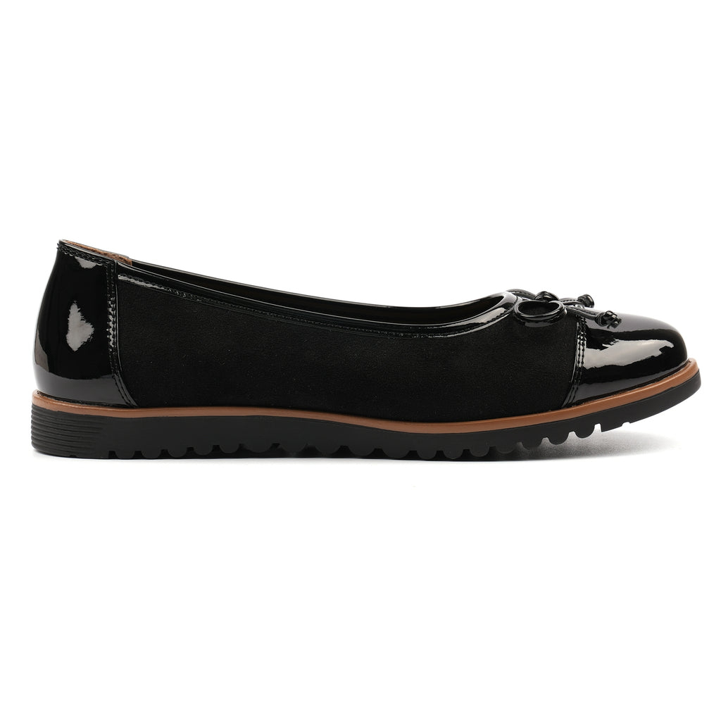 Lydia Black Patent Shoe