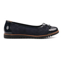 Lydia Navy Patent Shoe