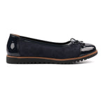 Lydia Navy Patent Shoe