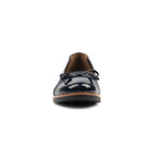 Lydia Navy Patent Shoe