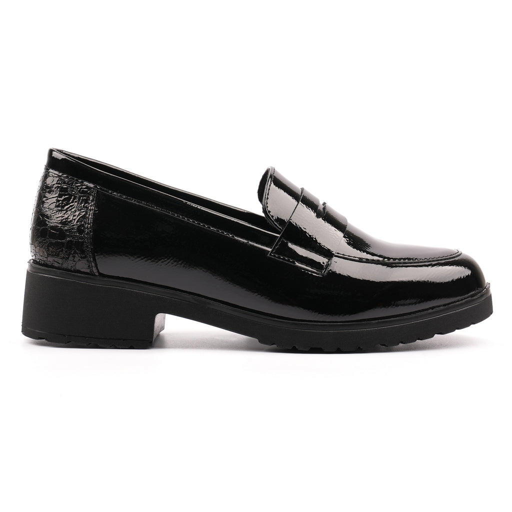 Nena Black Patent Shoe