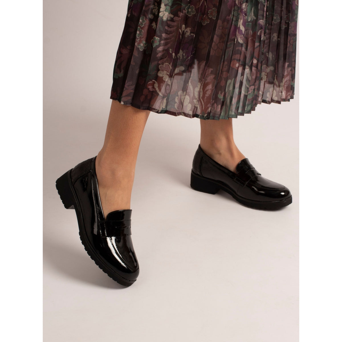 Nena Black Patent Shoe