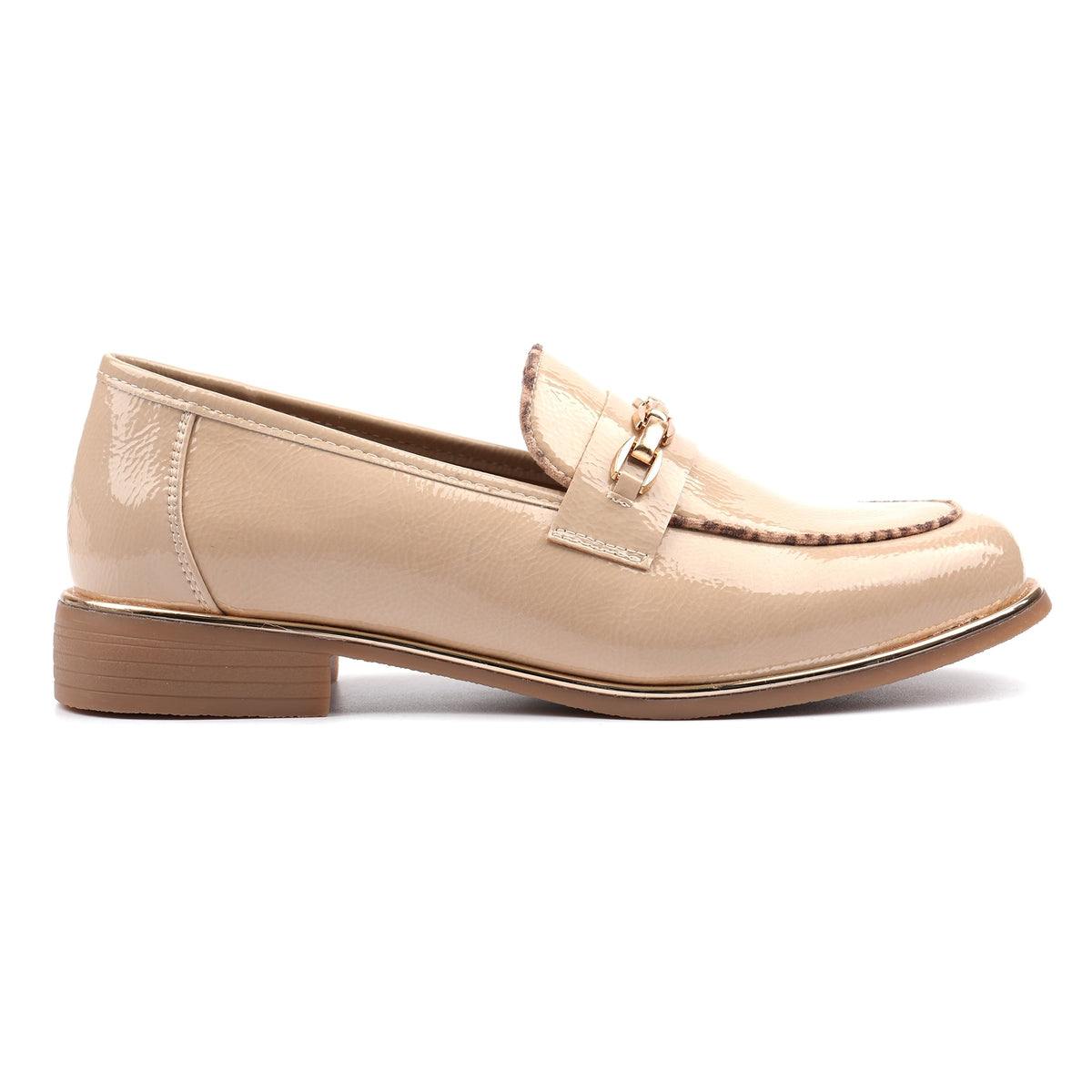 Mylee Beige Patent Shoe