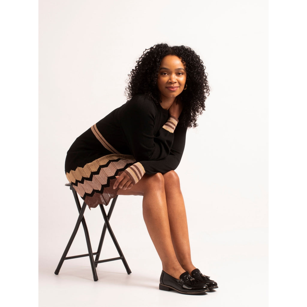 Nadia Black Patent Shoe