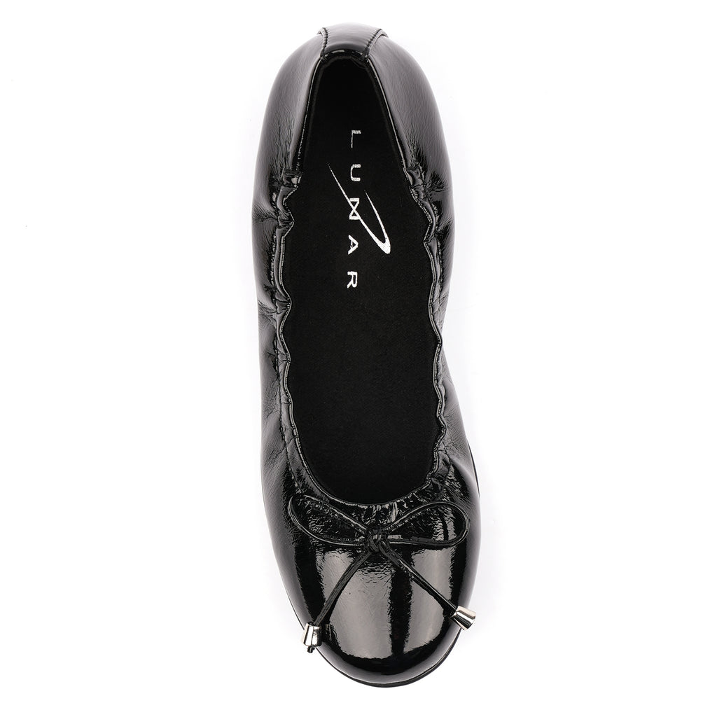Brittney Black Patent Shoe